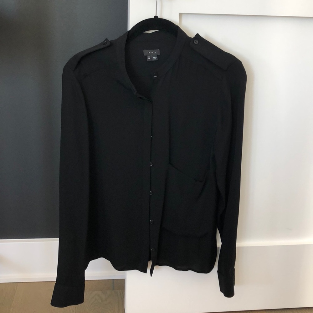 Black theory blouse